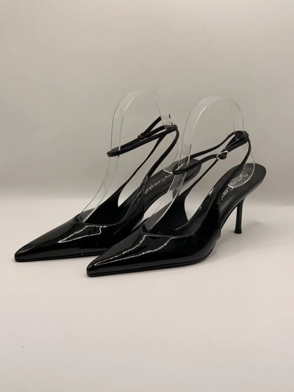 Jeffrey Campbell Women's Executive Pointed Toe Slingback Pumps Heels Sz 7.5